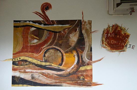 Tipografia Lepori & Storni, Lugano / murale interno / 200 x 300 cm / 2009