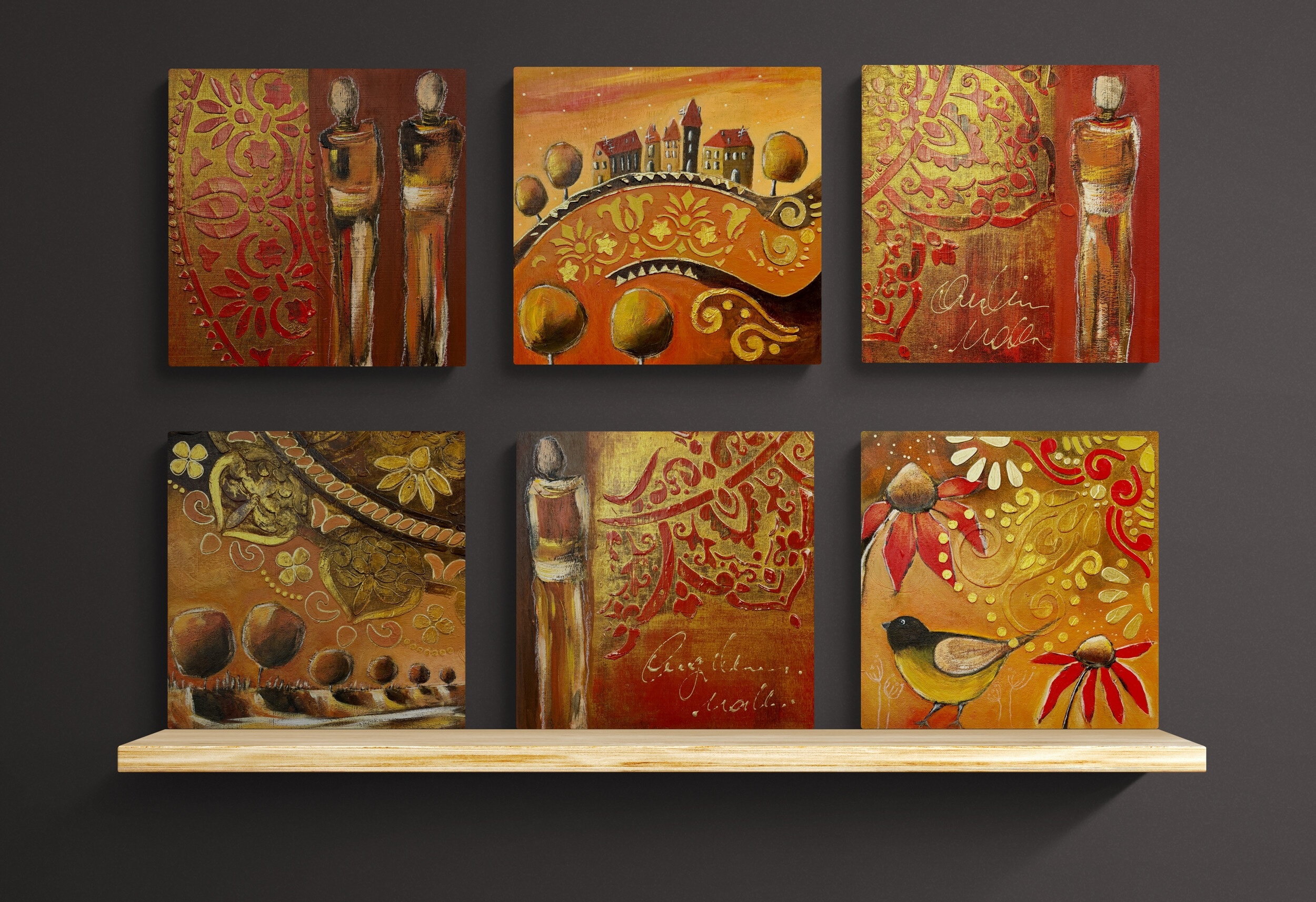 Bijoux 11 - 12 - 13- 14 - 15 - 16 / 20 x 20 cm - 2025