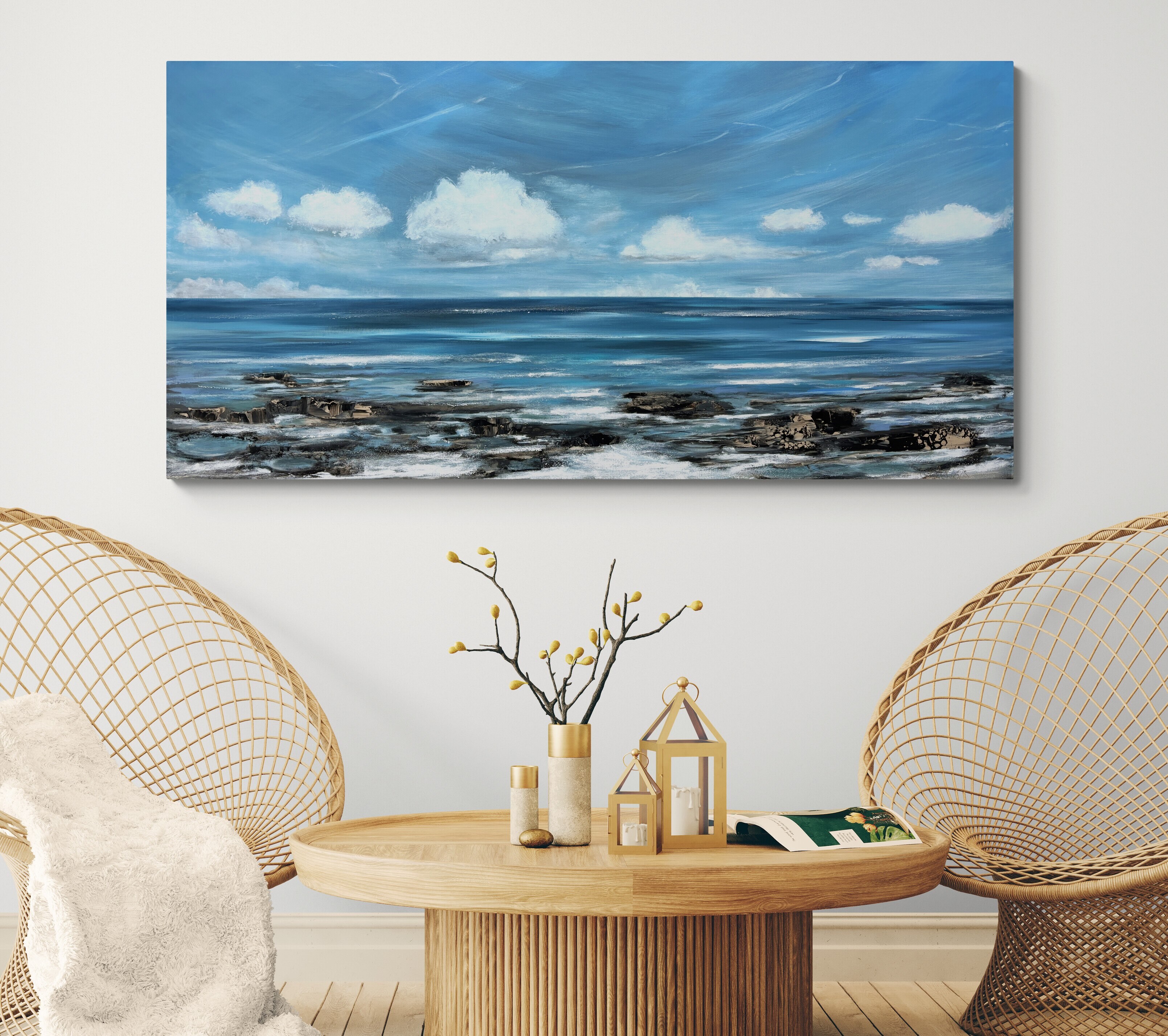 FLUSSO OCEANICO - 160 X 80 CM - 2025