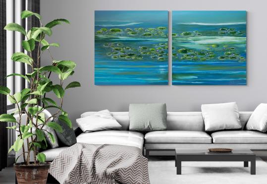 NINFEE V - 100 X 200 CM (DUE PEZZI) - 2023