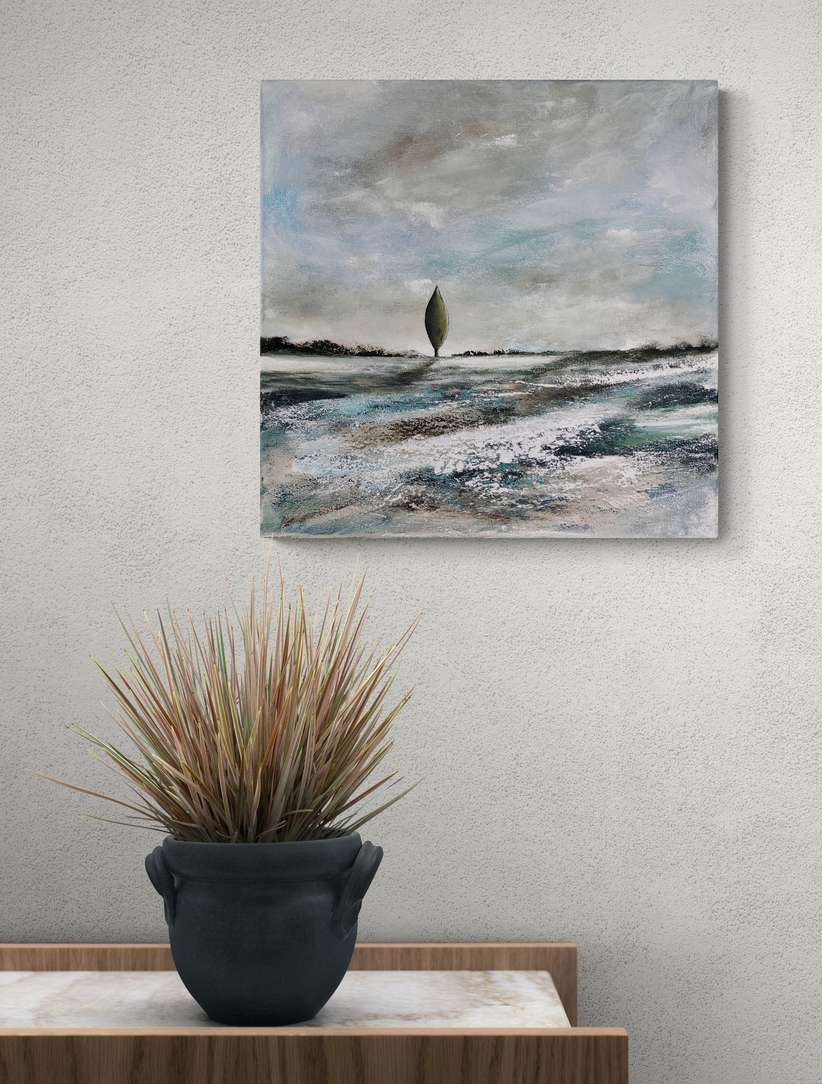 ORIZZONTE II - 40 X 40 CM - 2019