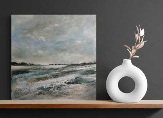 ORIZZONTE II - 40 X 40 CM - 2019