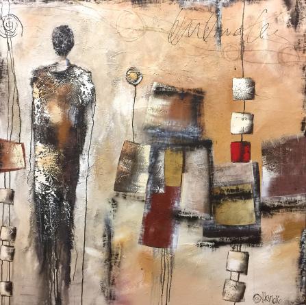 CUBO ROSSO - 160 X 160 CM - 2016