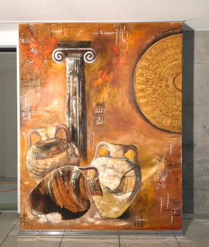 Residenza Himera / Canobbio / murale esterno / 225 x 175 cm / 2017