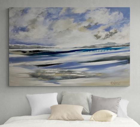 LA DANZA DELLE NUVOLE - 150 X 100 CM - 2022