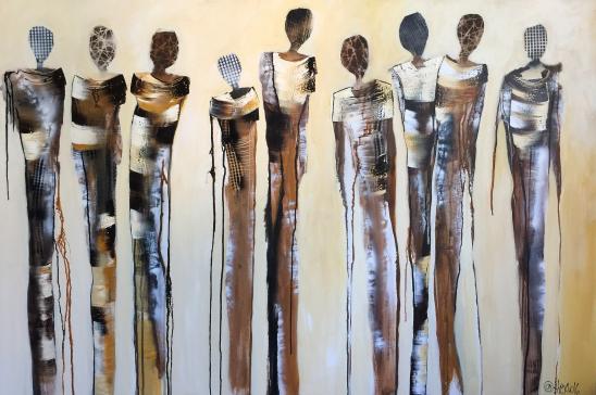 MASQUERADE - 100 X 150 CM - 2016
