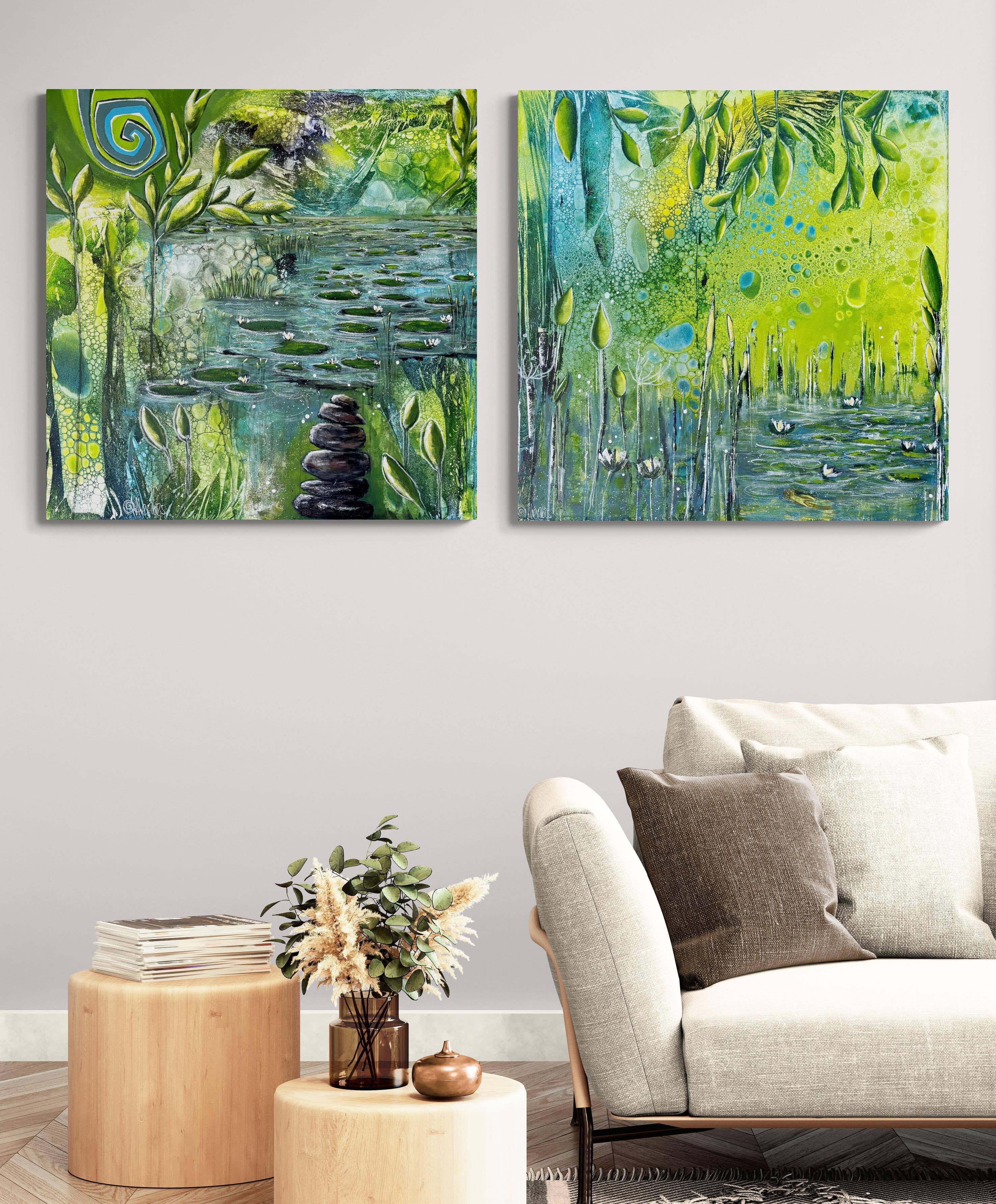 EQUILIBRIO INTERIORE + OXYGEN - 80 X 80 cm - 2025