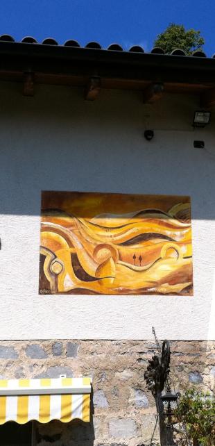 Idilliaca sensazione / abitazione privata / murale esterno / 110 x 160 cm / 2011