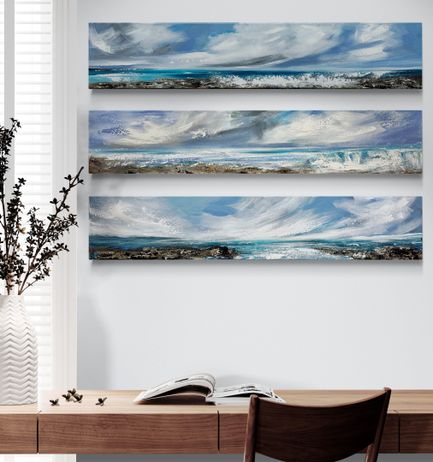 OCEANO I -II -III - 20 X 100 CM - 2025