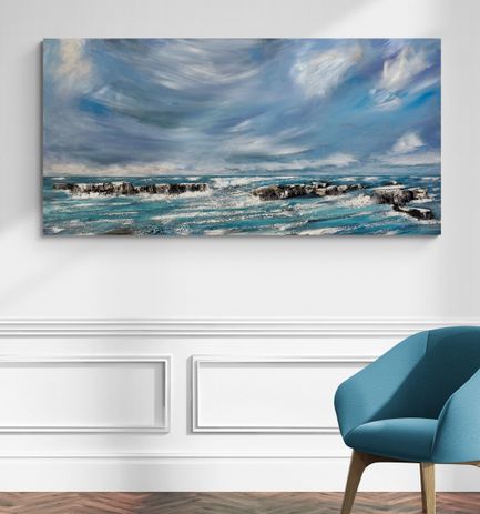 NEL CUORE L'OCEANO - 80 X 160 CM - 2025