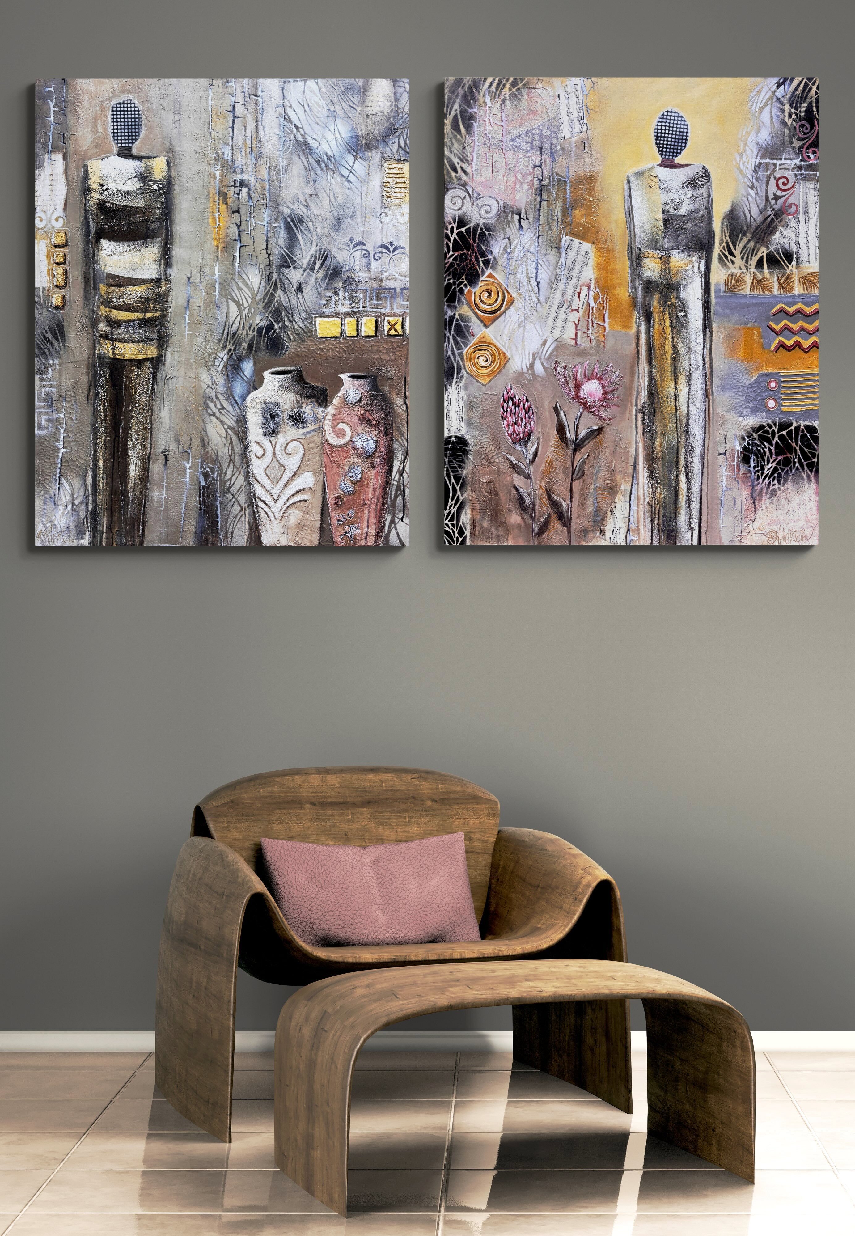 SILENZIO AUREO I & II - 100 X 80 CM - 2026