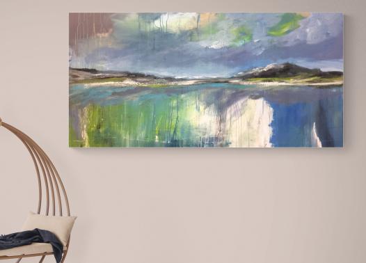 LUCE DAL CIELO - 100 X 200 CM - 2017